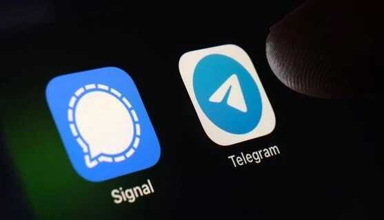   Signal,       Telegram
