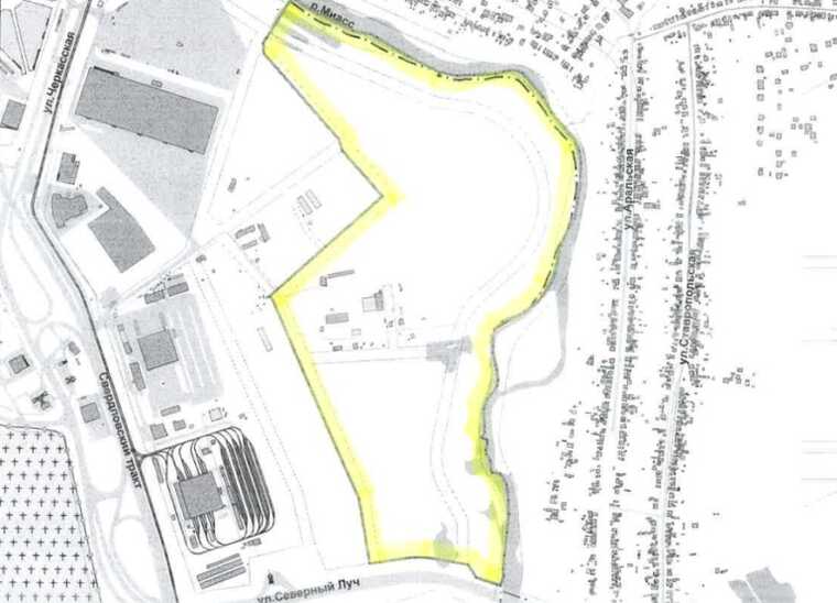 «Трест Магнитострой» нацелился на десятки гектаров вдоль реки Миасс в Челябинске