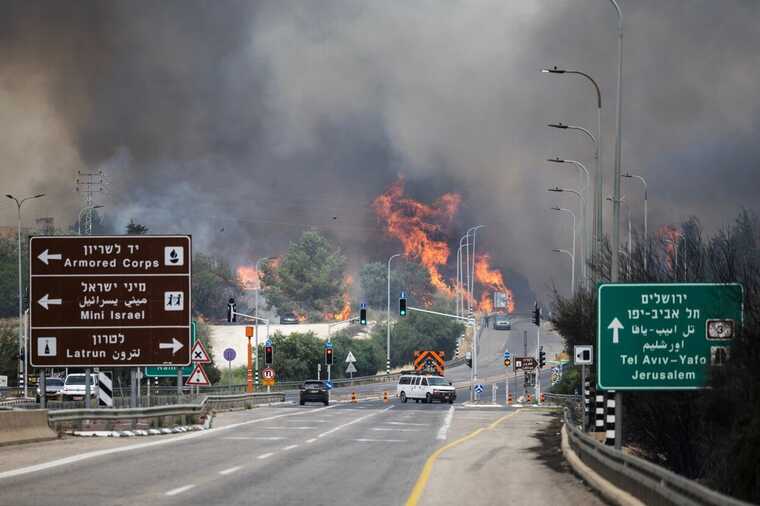 Израильская полиция арестовала подозреваемых в поджогах, вызвавших лесные пожары