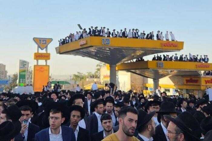 В Израиле проходят акции против ареста уклонистов из числа религиозных общин